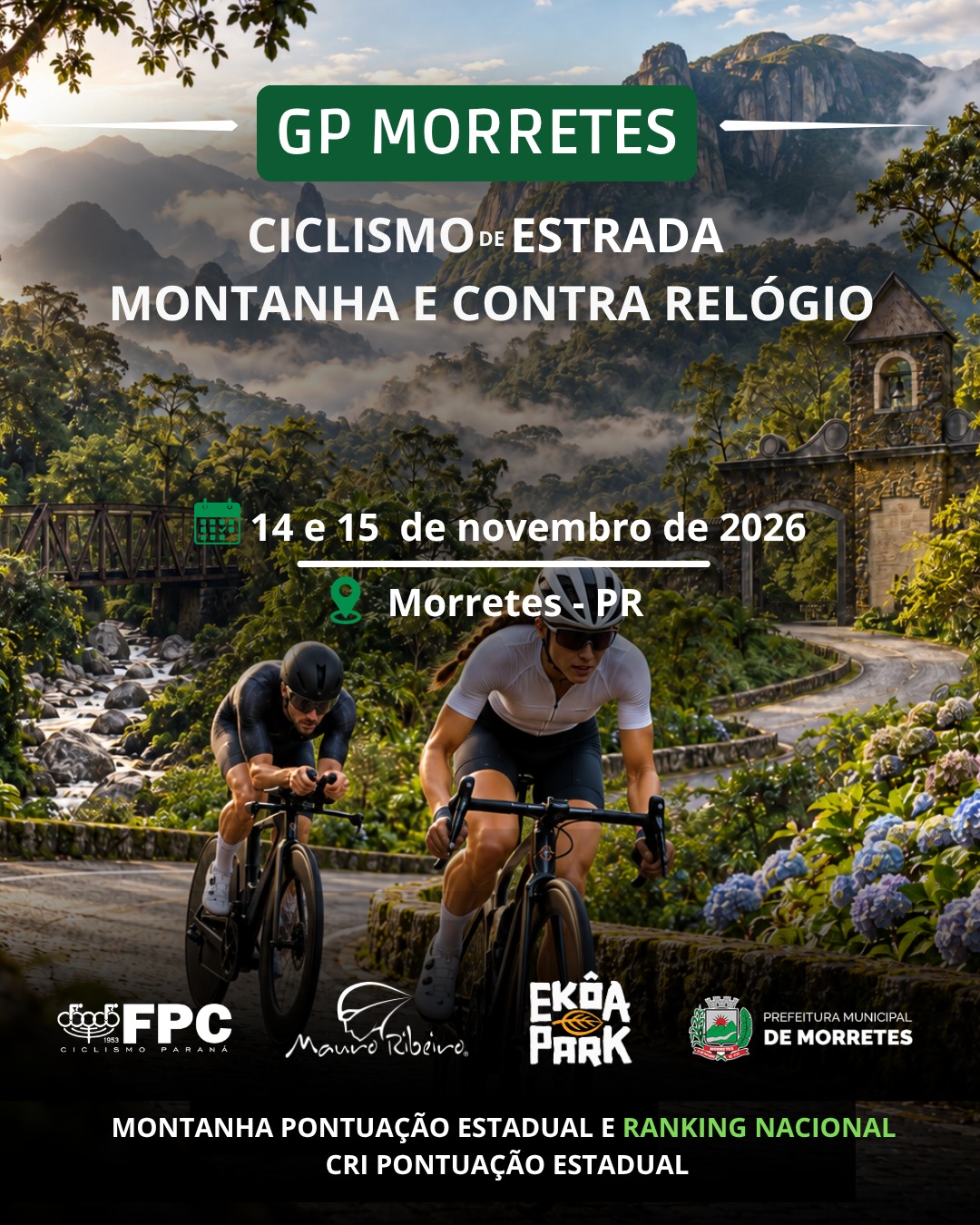 FOLDER CAMPEONATO PARANAENSE DE ESTRADA - ETAPA 4 e 5 - MORRETES - Imagem 1